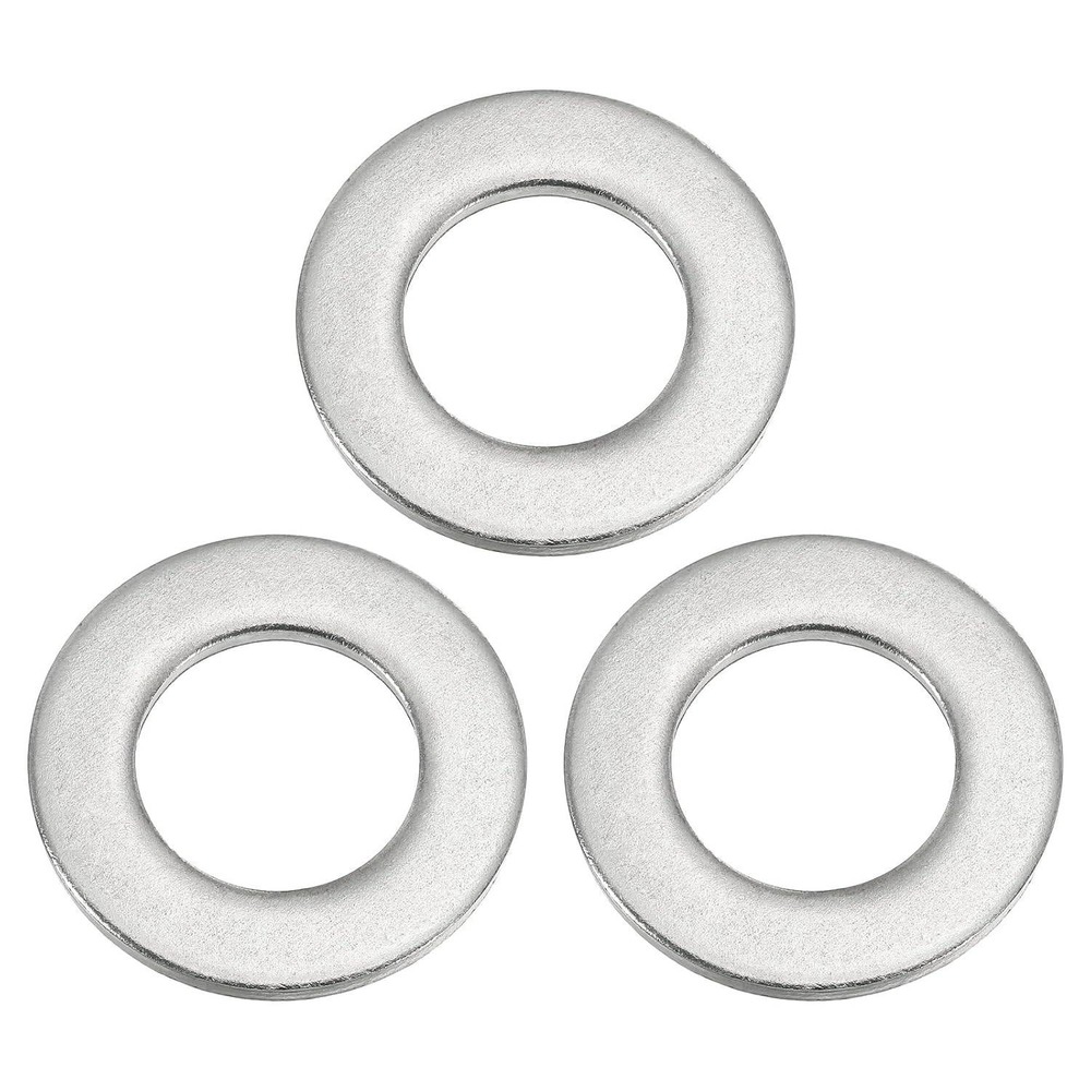 PATIKIL‎ Flat Washers, 3 Pack 316 Stainless Steel 1 1/9" ID x 2" OD x 0.12"